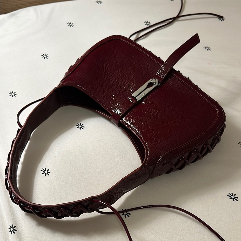 Wear Marcia Glossy Cherry Bag Red Shoulder Bag - Picture 4 of 16